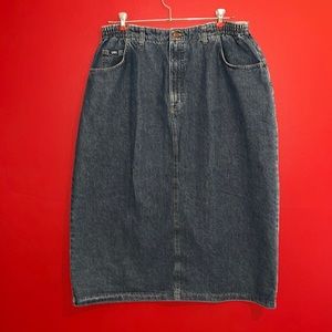Lee Vintage Denim Maxi Skirt 18P